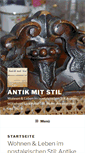 Mobile Screenshot of antikmitstil.com
